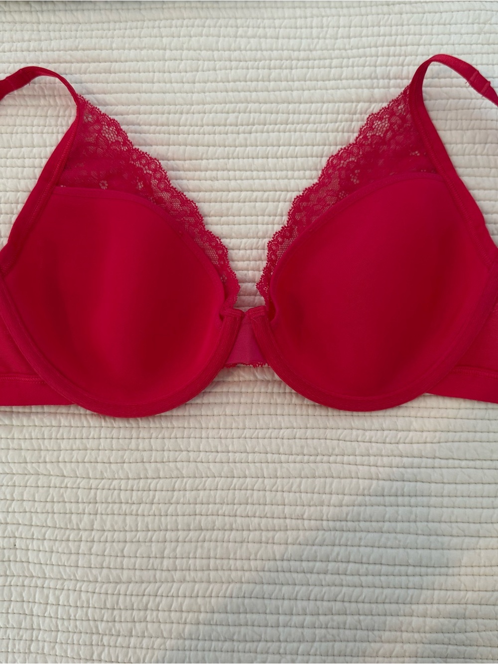 Soma hot pink Lace-Trim Bra